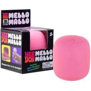 VIRAL Nee Doh Mello Mallo Squishy Toy PINK
